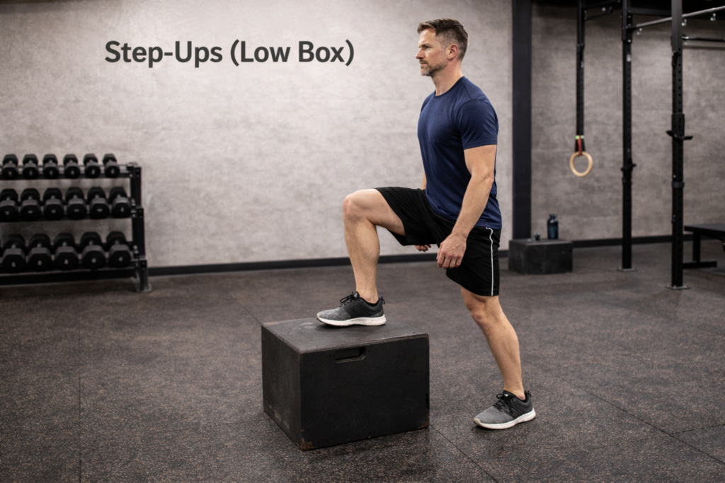  Low Box Step Ups 